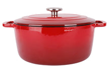 Cosy & Trendy Braadpan med deksel Fontestic Gietijzer Traditional Red Ø 28 cm / 6.8 Liter - emaljeret non-stick belægning