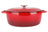 Cosy & Trendy Braadpan med deksel Fontestic Gietijzer Traditional Red Ovaal - 31 x 24 cm / 6 Liter - emailleret non-stick belægning