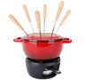 Cosy & Trendy Fondueset Fontestic Gietijzer Traditional Red - Ø 18 cm