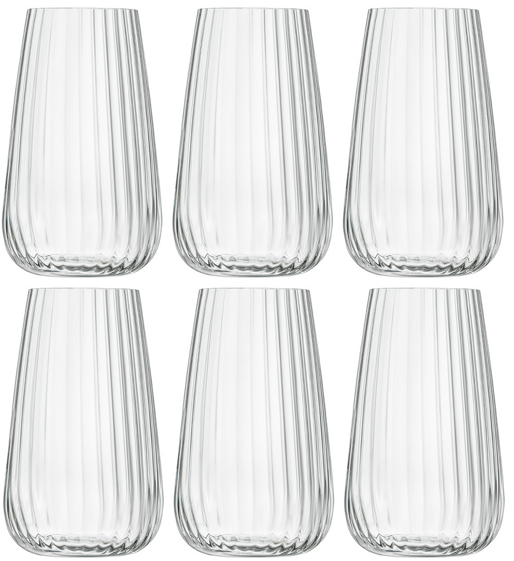 Luigi Bormioli Longdrinkglazen - Vandglas - Cocktailglas - Speakeasies - 570 ml - 6 Styk