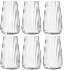 Luigi Bormioli Longdrinkglazen - Vandglas - Cocktailglas - Speakeasies - 570 ml - 6 Styk