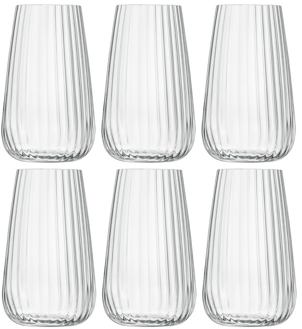 Luigi Bormioli Longdrinkglazen - Vandglas - Cocktailglas - Speakeasies - 570 ml - 6 Styk