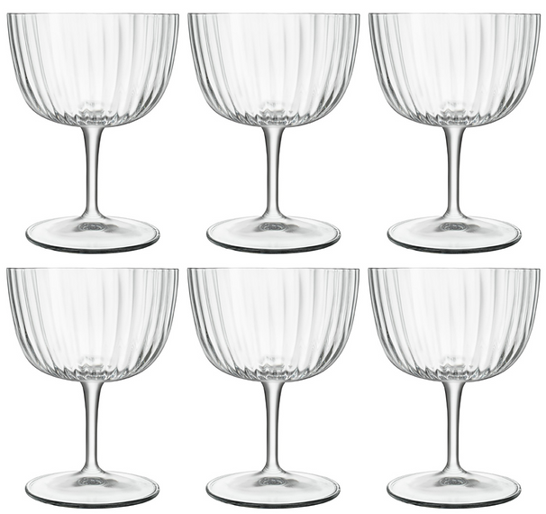 Luigi Bormioli Cocktailglas - Drikkeglas - Speakeasies - 270 ml - 6 Styk