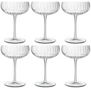 Luigi Bormioli Champagneglas - Flutes - Champagnecoupe - Speakeasies - 300 ml - 6 Stuks