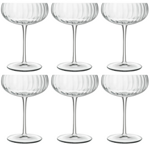 Luigi Bormioli Champagneglas - Flutes - Champagnecoupe - Speakeasies - 300 ml - 6 Stuks