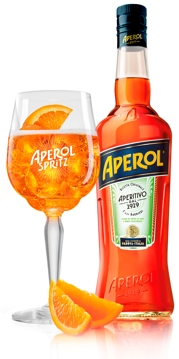 Aperol Spritz Glas - 450 ml - Officielt Glas - 6 stykker