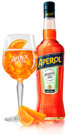 Aperol Spritz Glas - 450 ml - Officielt Glas - 6 stykker