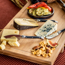 Cookinglife Serveringsbræt / Tapasbræt på ben - XXL - Bamboe - 100 x 26 cm