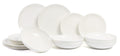 ASA Selection Serviesset A Table - Hvid 18-delt / 6 personer - 6 middagstallerkener, 6 morgenmadstallerkener og 6 dybe tallerkener