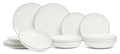 ASA Selection Serviesset A Table Ligne Noire 18-delig / 6 personer - 6 dinerborden, 6 ontbijtborden og 6 pasta-/soepborde