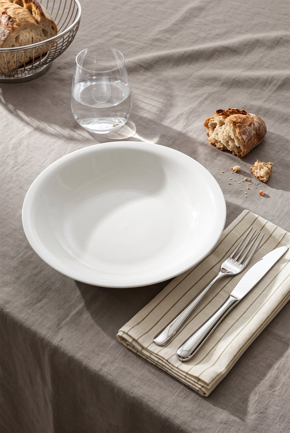 Alessi Dybe tallerkener / Pastatallerkener All-Time ø 22 cm - 4 stk - Guido Venturini - AGV29/2