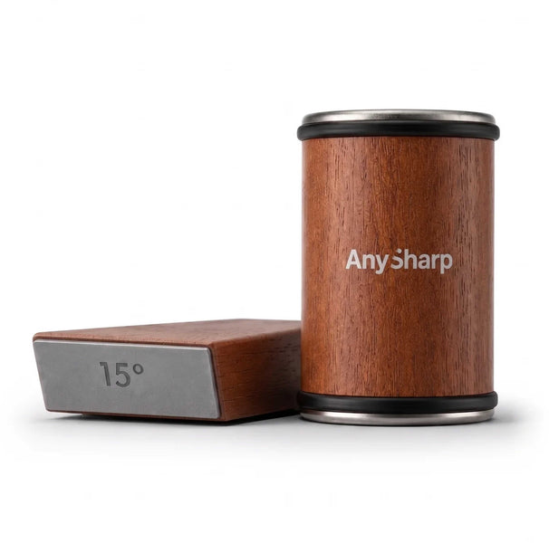 AnySharp Rullende Knivsliber med Magnetisk Vinkelguide