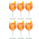 Aperol Spritz Glas - 450 ml - Officielt Glas - 6 stykker