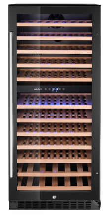 Arktic Vinreol / Vinklimaskab til 124 Flasker - 2 Zoner