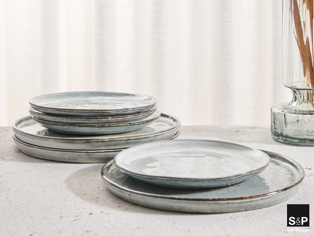 Salt & Pepper Suppeskåle / Skåle Artisan Grøn ø 17 cm - 4 Stykker