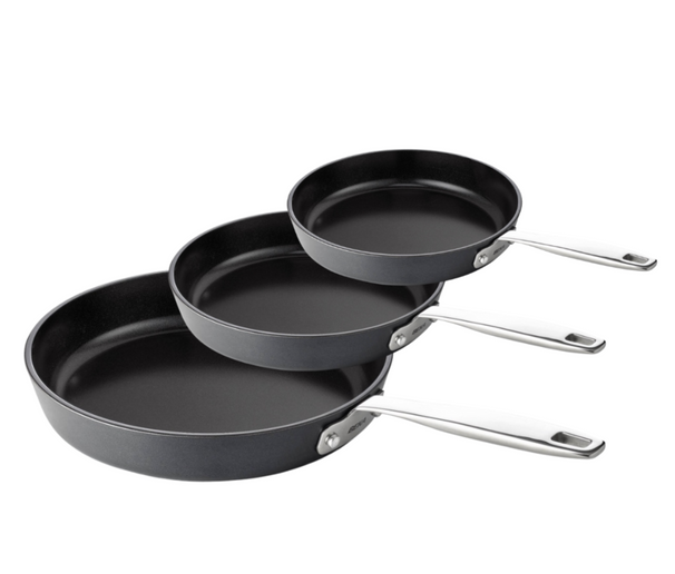 Beka Koekenpannenset Maestro Alu 3-Delig ø 20, 24 & 28 cm - egnet til alle varmekilder - keramisk non-stick belægning