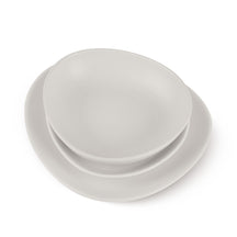 BerlingerHaus Servicesæt Mat Creme Oval - 18-Delt / 6 Personer - 6 middagstallerkener, 6 morgenmadstallerkener og 6 dybe tallerkener