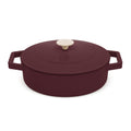 BerlingerHaus Sauteerpande Mat Bordeaux - Gussejern - ø 26 cm - egnet til alle varmekilder - emaljeret non-stick belægning
