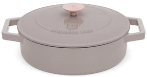 BerlingerHaus Sauteerpande Taupe - Støbejern - ø 26 cm - egnet til alle varmekilder - emaljeret non-stick belægning
