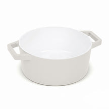 BerlingerHaus Stegegryde Mat Crème - Støbejern - ø 24 cm - egnet til alle varmekilder - emaljeret non-stick belægning