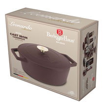 BerlingerHaus Gryde Mat Bordeaux - Gussejern - ø 24 cm - egnet til alle varmekilder - emaljeret non-stick belægning