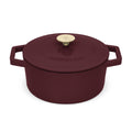 BerlingerHaus Gryde Mat Bordeaux - Gussejern - ø 24 cm - egnet til alle varmekilder - emaljeret non-stick belægning