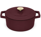 BerlingerHaus Gryde Mat Bordeaux - Gussejern - ø 24 cm - egnet til alle varmekilder - emaljeret non-stick belægning