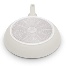 BerlingerHaus Stegepandssæt Mat Creme 3-Delt - Stegepande ø 20 & 24 cm, Grillpande 28 cm - Egnet til alle varmekilder