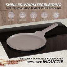 BerlingerHaus Pandekagepande Taupe ø 28 cm - egnet til alle varmekilder - standard non-stick belægning