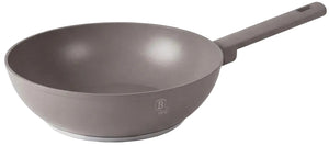 BerlingerHaus Wokpande Taupe ø 28 cm - egnet til alle varmekilder - standard non-stick belægning