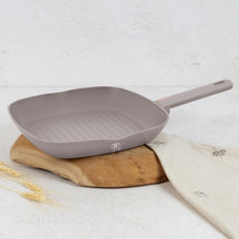 BerlingerHaus Grillpande Taupe 28 x 28 cm - egnet til alle varmekilder - standard non-stick belægning