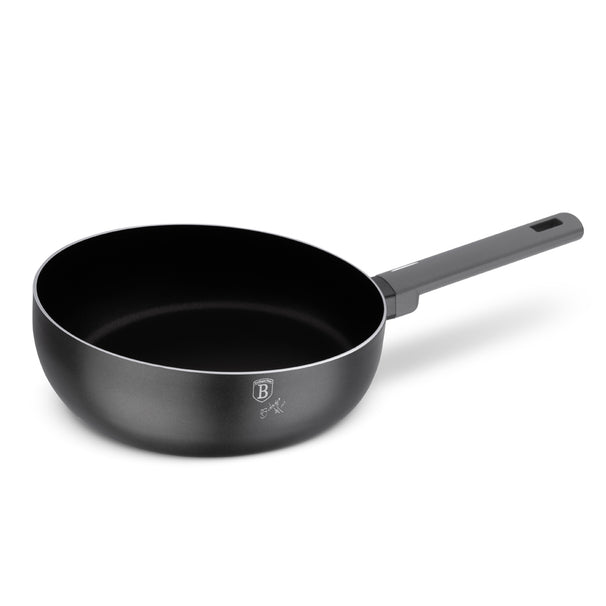 BerlingerHaus Stegepande Mat Antracit ø 26 cm - egnet til alle varmekilder - standard non-stick belægning