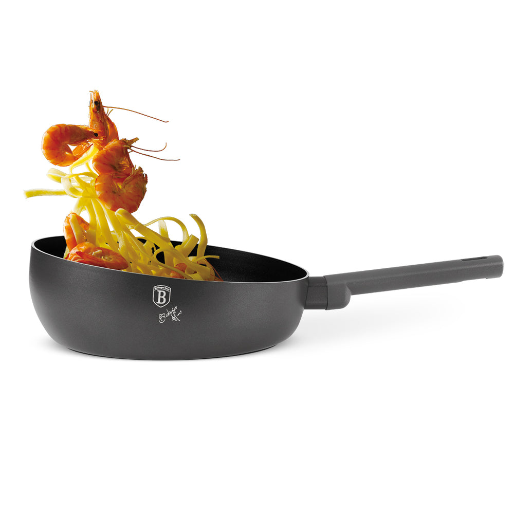 BerlingerHaus Stegepande Mat Antracit ø 26 cm - egnet til alle varmekilder - standard non-stick belægning