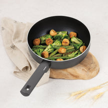 BerlingerHaus Stegepande Mat Antracit ø 26 cm - egnet til alle varmekilder - standard non-stick belægning