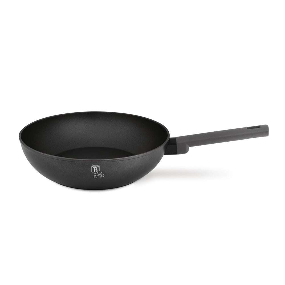 BerlingerHaus Wokpande Mat Antracit ø 28 cm - egnet til alle varmekilder - standard non-stick belægning