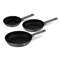 BerlingerHaus Stegepand Sæt Mat Antracit 3-Delt - ø 20, 24 & 28 cm - egnet til alle varmekilder - standard non-stick belægning