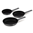 BerlingerHaus Stegepand Sæt Mat Antracit 3-Delt - ø 20, 24 & 28 cm - egnet til alle varmekilder - standard non-stick belægning