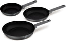BerlingerHaus Stegepand Sæt Mat Antracit 3-Delt - ø 20, 24 & 28 cm - egnet til alle varmekilder - standard non-stick belægning