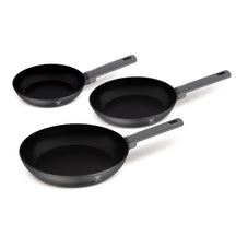 BerlingerHaus Stegepand Sæt Mat Antracit 3-Delt - ø 20, 24 & 28 cm - egnet til alle varmekilder - standard non-stick belægning