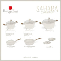 BerlingerHaus Pandesæt Nordic Mat Creme 7-Delig - Kogepande ø 20, 24, 28 cm & Stegepande ø 20, 24 cm - egnet til alle varmekilder