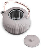 BerlingerHaus Teekande med RVS Filter - Støbejern Taupe - 1 Liter