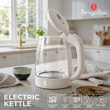 BerlingerHaus Elkande Glas Mat Creme - 1.7 Liter - 2200W