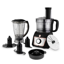 BerlingerHaus Køkkenmaskine / Foodprocessor 8-i-1 Sort Roséguld - 500W