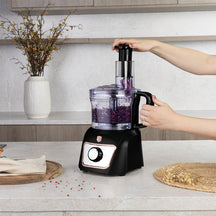 BerlingerHaus Køkkenmaskine / Foodprocessor 8-i-1 Sort Roséguld - 500W