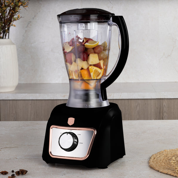 BerlingerHaus Køkkenmaskine / Foodprocessor 8-i-1 Sort Roséguld - 500W