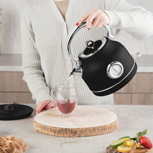 BerlingerHaus Elkande Sort Roséguld - med Termometer - 1.7 Liter - 2200W