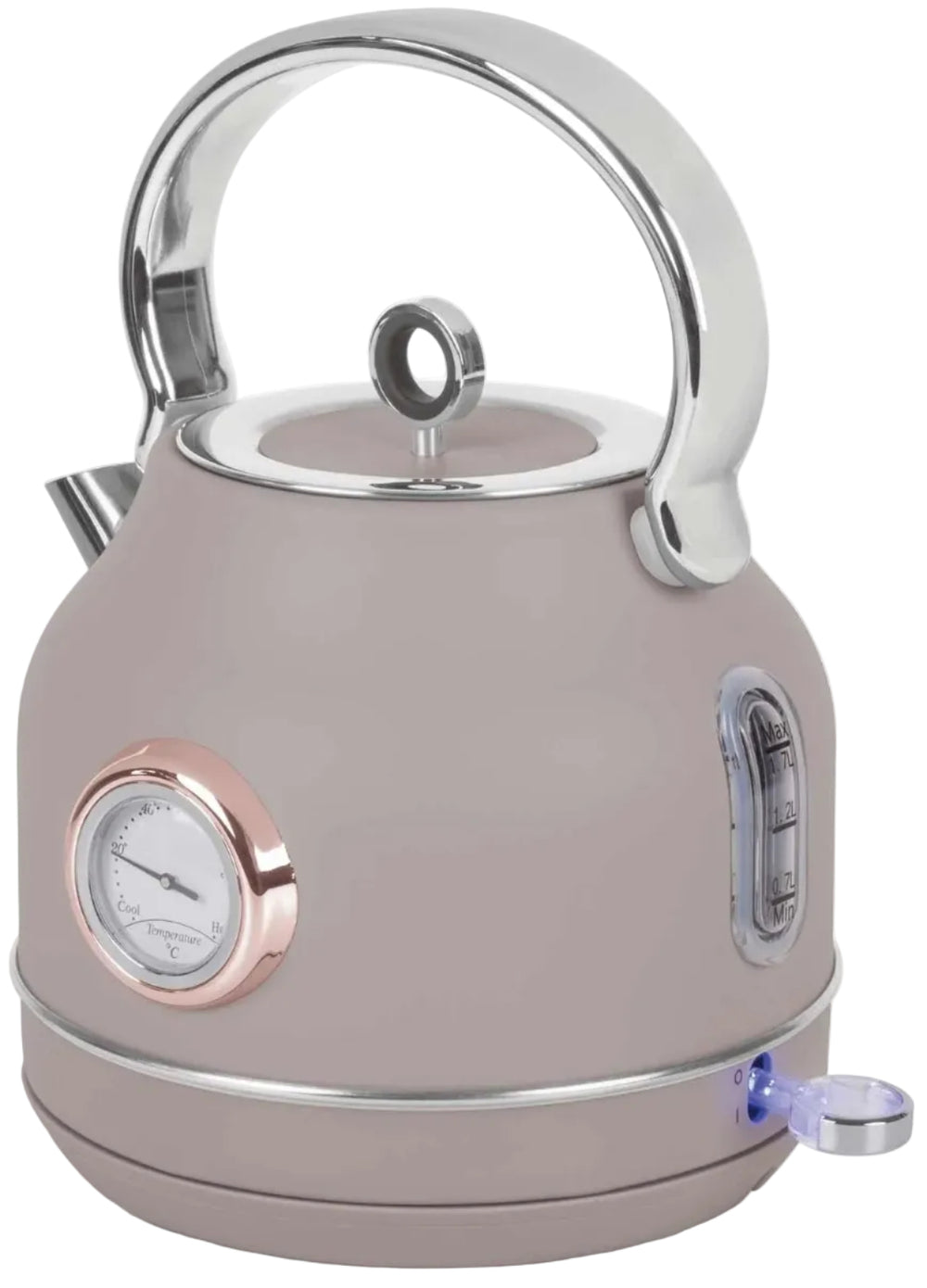 BerlingerHaus Elkande Taupe - med Thermometer - 1.7 Liter - 2200W