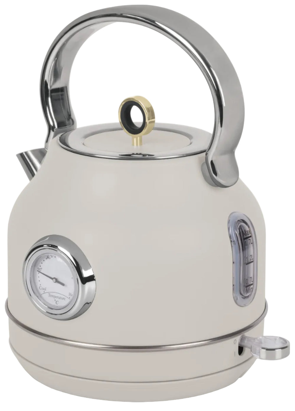BerlingerHaus Elkande Mat Creme - med Termometer - 1.7 Liter - 2200W