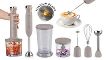 BerlingerHaus Stavblender sæt Taupe – 6-i-1 – 800 W