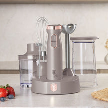 BerlingerHaus Stavblender sæt Taupe – 6-i-1 – 800 W